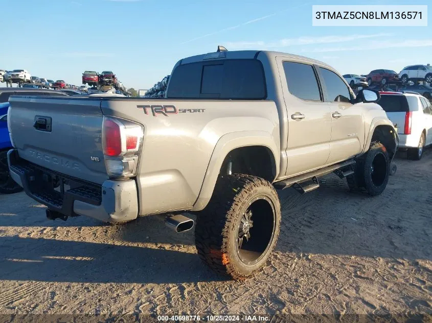 2020 Toyota Tacoma Trd Sport VIN: 3TMAZ5CN8LM136571 Lot: 40698776