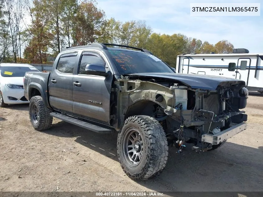 2020 Toyota Tacoma Trd Off-Road VIN: 3TMCZ5AN1LM365475 Lot: 40723161