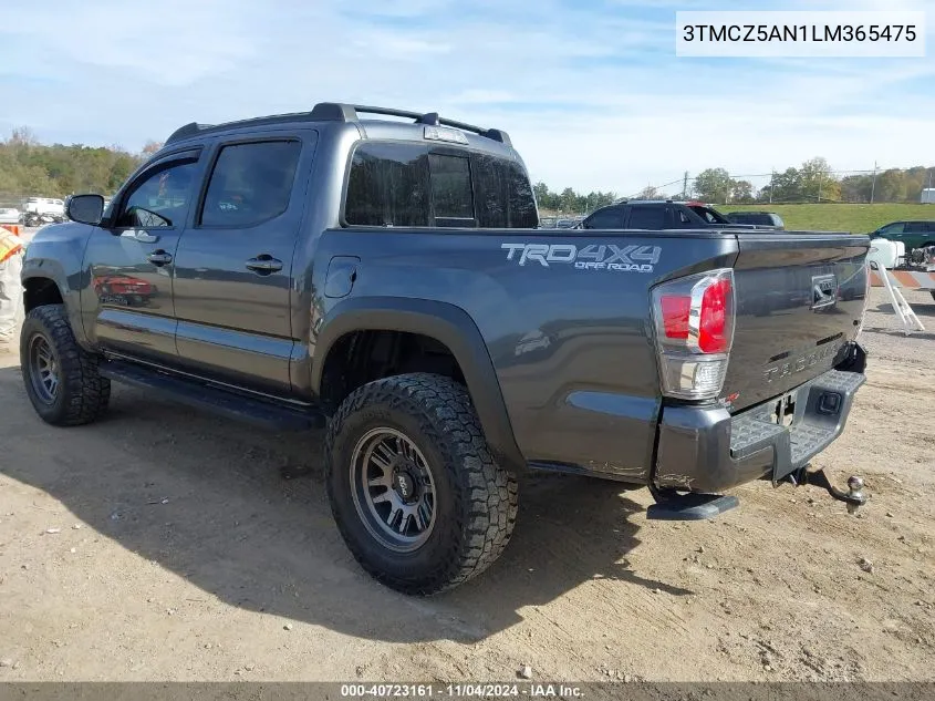 3TMCZ5AN1LM365475 2020 Toyota Tacoma Trd Off-Road