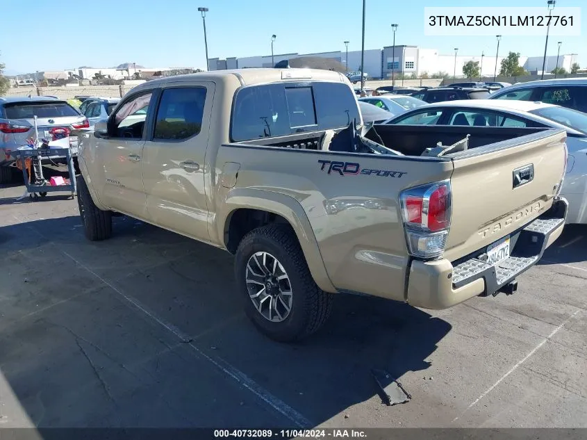 2020 Toyota Tacoma Trd Sport VIN: 3TMAZ5CN1LM127761 Lot: 40732089