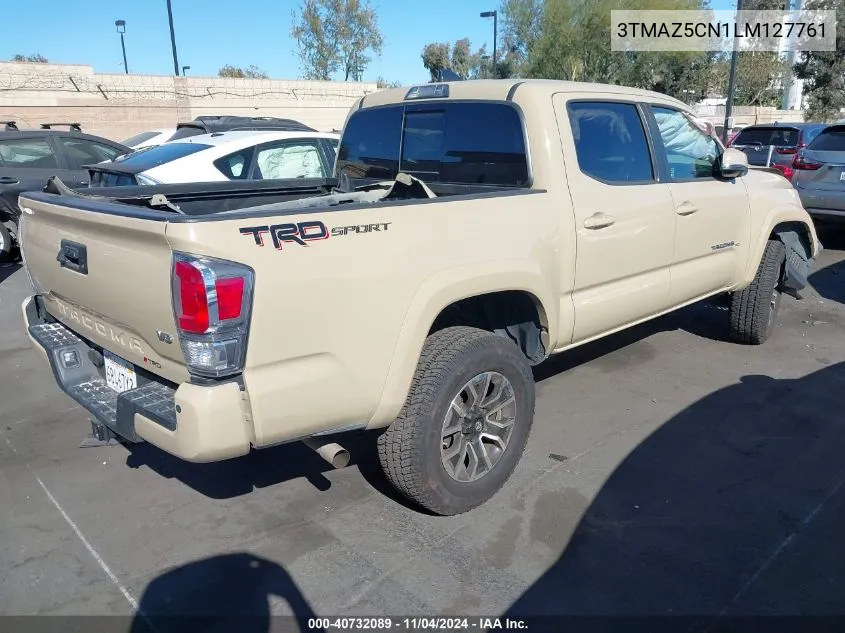 2020 Toyota Tacoma Trd Sport VIN: 3TMAZ5CN1LM127761 Lot: 40732089