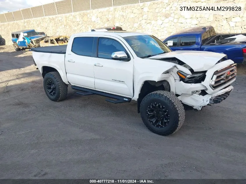 2020 Toyota Tacoma Limited VIN: 3TMGZ5AN4LM299828 Lot: 40777218