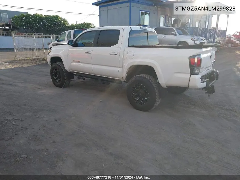 2020 Toyota Tacoma Limited VIN: 3TMGZ5AN4LM299828 Lot: 40777218