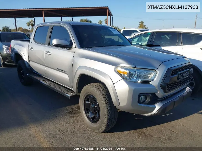 2020 Toyota Tacoma Sr5 V6 VIN: 3TMAZ5CNXLM137933 Lot: 40783688