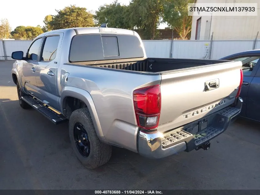 2020 Toyota Tacoma Sr5 V6 VIN: 3TMAZ5CNXLM137933 Lot: 40783688