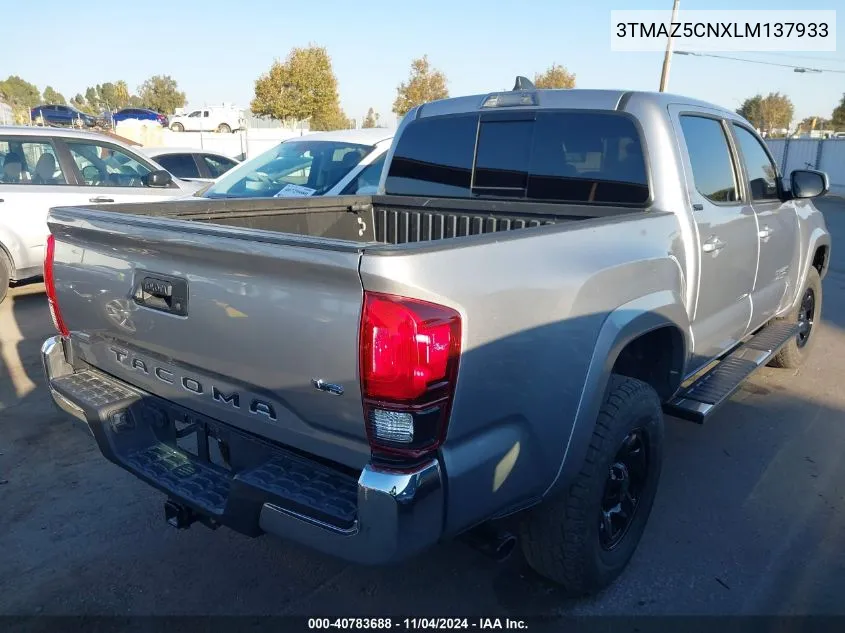 2020 Toyota Tacoma Sr5 V6 VIN: 3TMAZ5CNXLM137933 Lot: 40783688