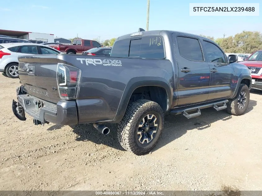 5TFCZ5AN2LX239488 2020 Toyota Tacoma Trd Off-Road