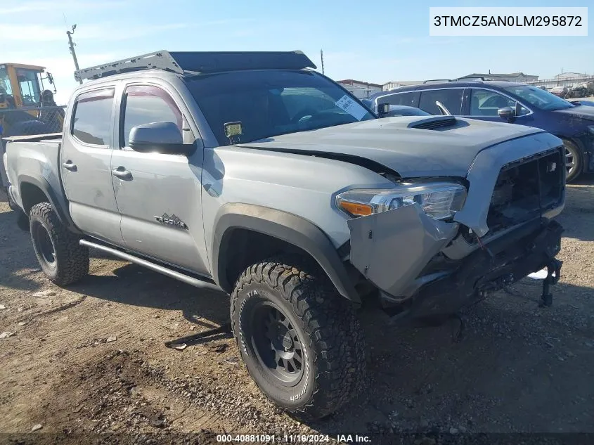 2020 Toyota Tacoma Trd Sport VIN: 3TMCZ5AN0LM295872 Lot: 40881091