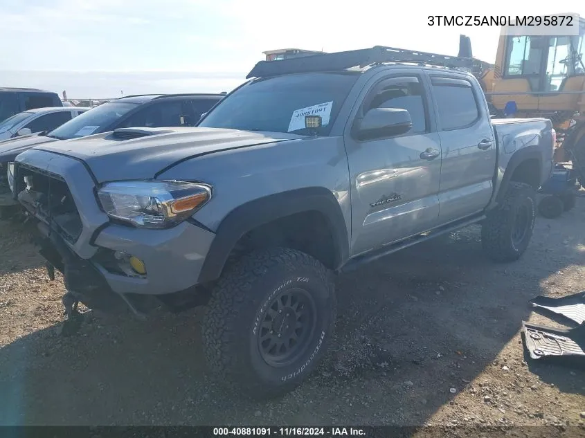 2020 Toyota Tacoma Trd Sport VIN: 3TMCZ5AN0LM295872 Lot: 40881091