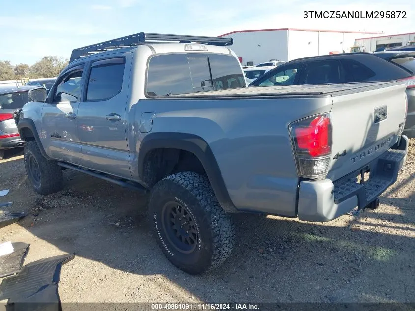 2020 Toyota Tacoma Trd Sport VIN: 3TMCZ5AN0LM295872 Lot: 40881091