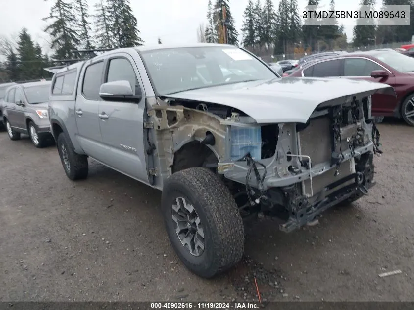 2020 Toyota Tacoma Trd Off-Road VIN: 3TMDZ5BN3LM089643 Lot: 40902616