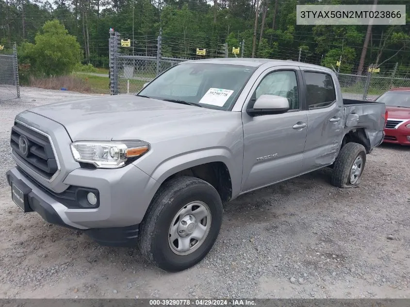 3TYAX5GN2MT023866 2021 Toyota Tacoma Sr5