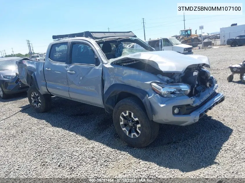 2021 Toyota Tacoma Trd Off-Road VIN: 3TMDZ5BN0MM107100 Lot: 39797454