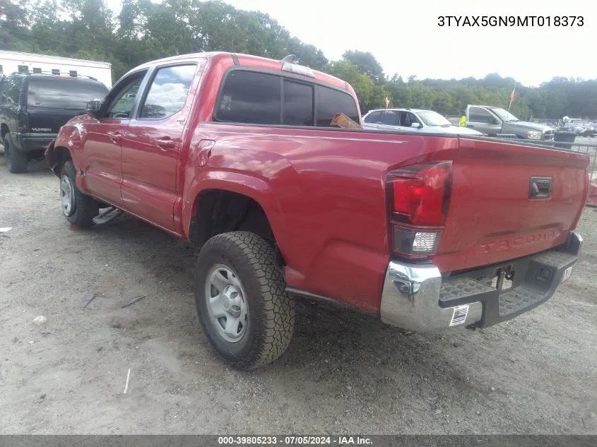 3TYAX5GN9MT018373 2021 Toyota Tacoma Sr5