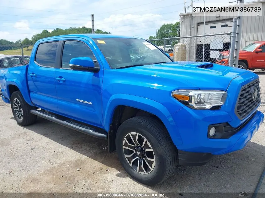 3TMCZ5AN6MM386789 2021 Toyota Tacoma Trd Sport