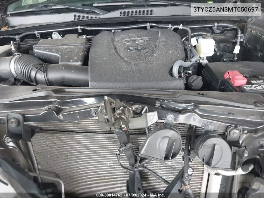 3TYCZ5AN3MT050697 2021 Toyota Tacoma Sr V6