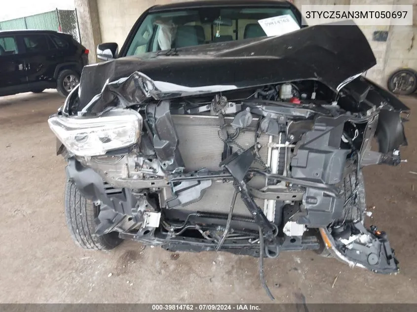 3TYCZ5AN3MT050697 2021 Toyota Tacoma Sr V6