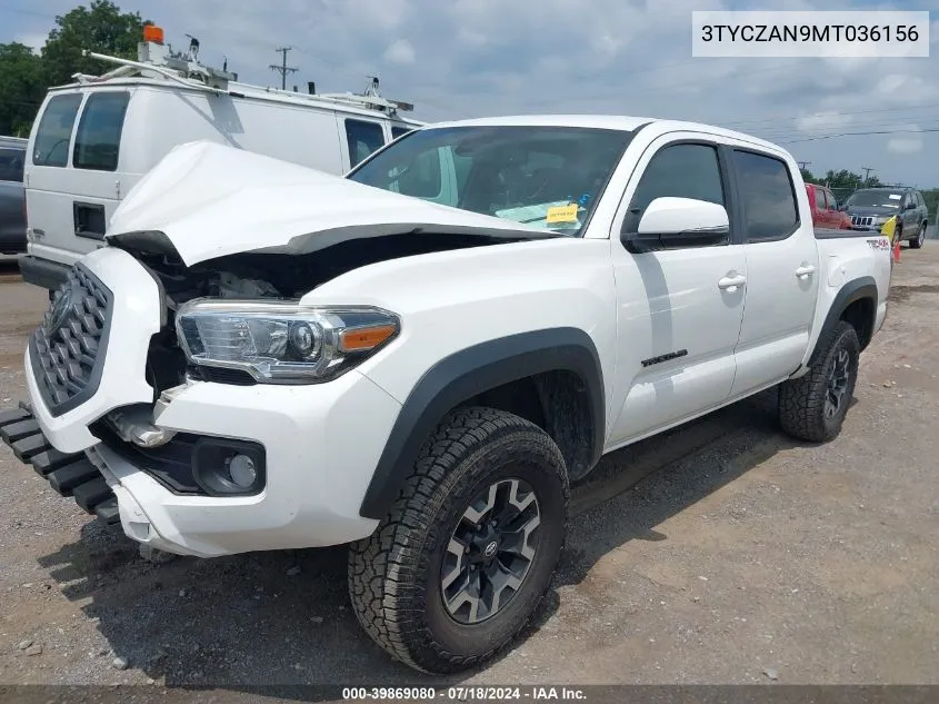 3TYCZAN9MT036156 2021 Toyota Tacoma