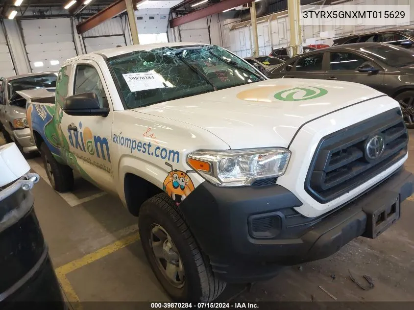 2021 Toyota Tacoma Sr VIN: 3TYRX5GNXMT015629 Lot: 39870284