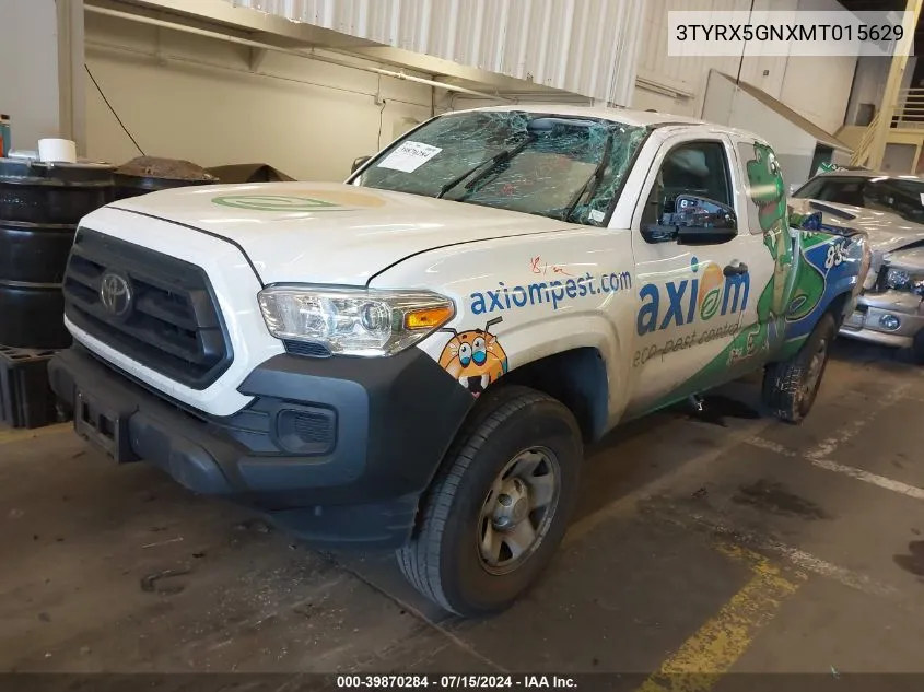 2021 Toyota Tacoma Sr VIN: 3TYRX5GNXMT015629 Lot: 39870284