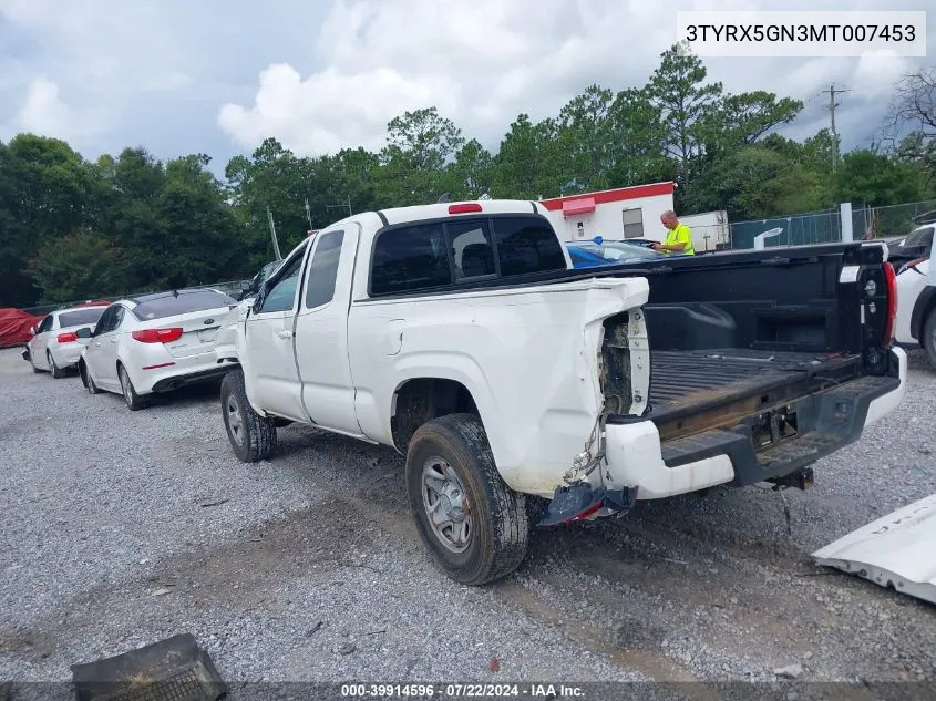 3TYRX5GN3MT007453 2021 Toyota Tacoma Sr