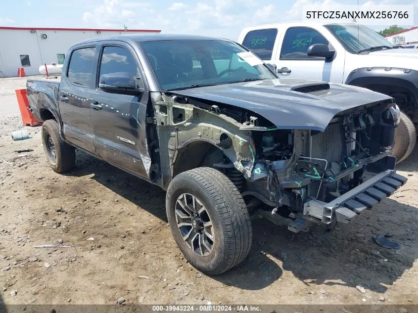 2021 Toyota Tacoma Trd Sport VIN: 5TFCZ5ANXMX256766 Lot: 39943224