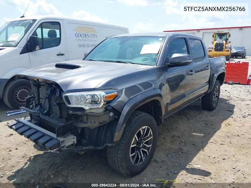 2021 Toyota Tacoma Trd Sport VIN: 5TFCZ5ANXMX256766 Lot: 39943224