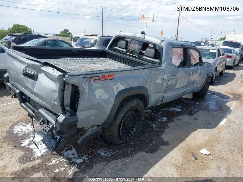 2021 Toyota Tacoma Trd Off-Road VIN: 3TMDZ5BN8MM108706 Lot: 39951038