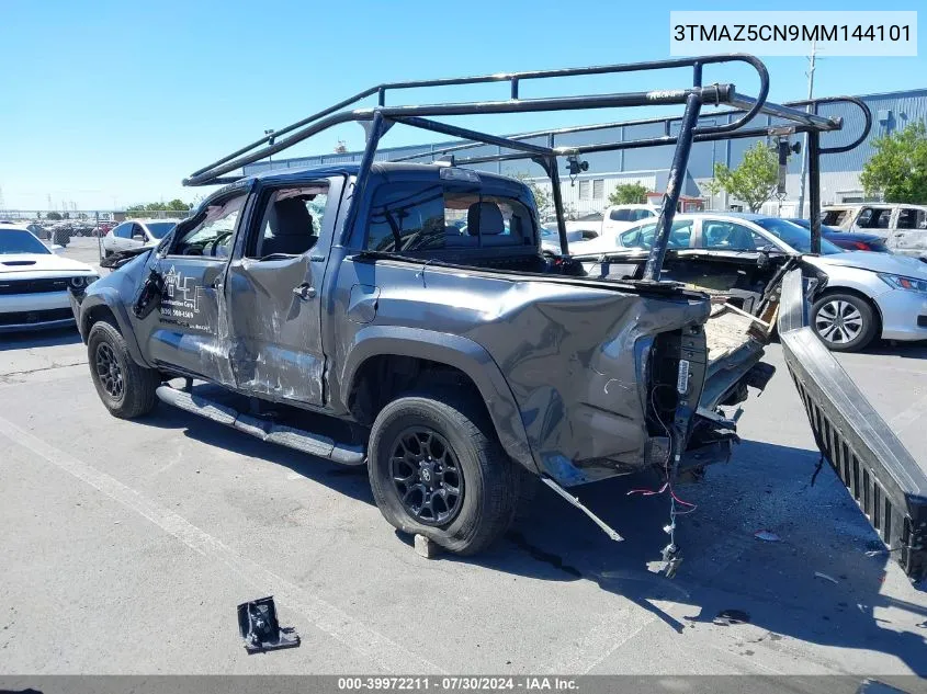 2021 Toyota Tacoma Sr5 V6 VIN: 3TMAZ5CN9MM144101 Lot: 39972211