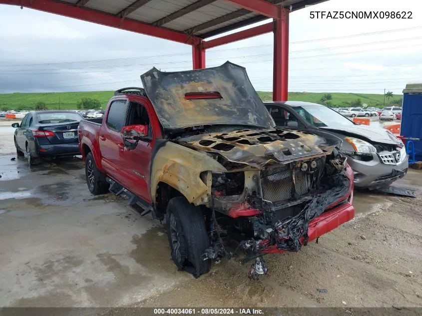 5TFAZ5CN0MX098622 2021 Toyota Tacoma