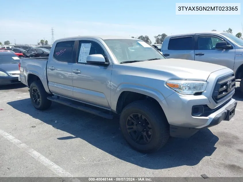 3TYAX5GN2MT023365 2021 Toyota Tacoma Sr