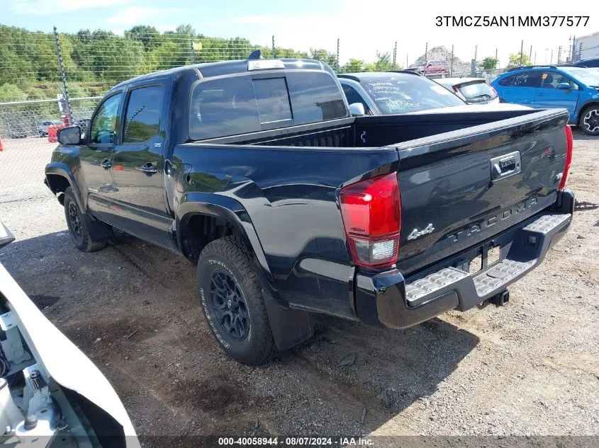 3TMCZ5AN1MM377577 2021 Toyota Tacoma Sr5 V6