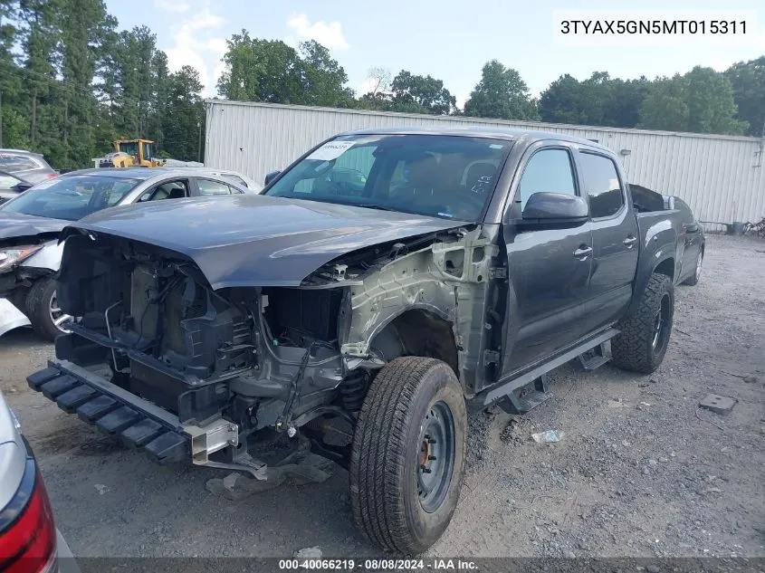 3TYAX5GN5MT015311 2021 Toyota Tacoma Sr