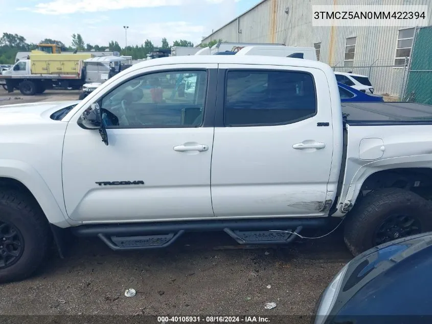 3TMCZ5AN0MM422394 2021 Toyota Tacoma Sr5 V6