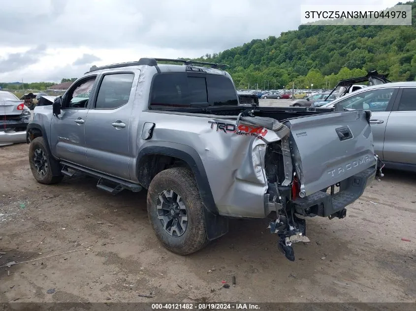 3TYCZ5AN3MT044978 2021 Toyota Tacoma Trd Off-Road