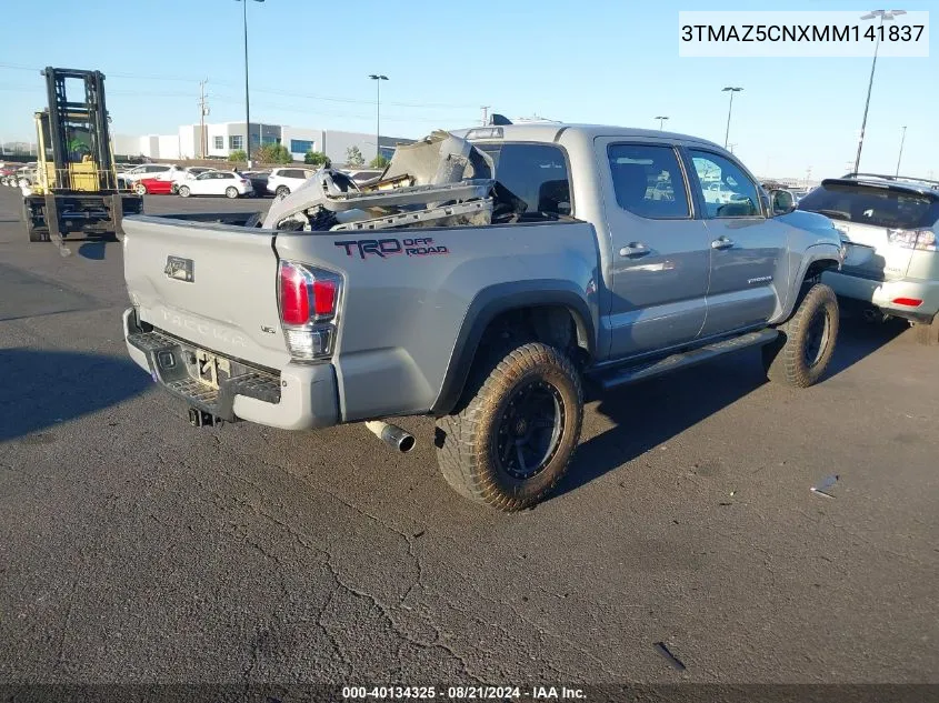 3TMAZ5CNXMM141837 2021 Toyota Tacoma Trd Off-Road