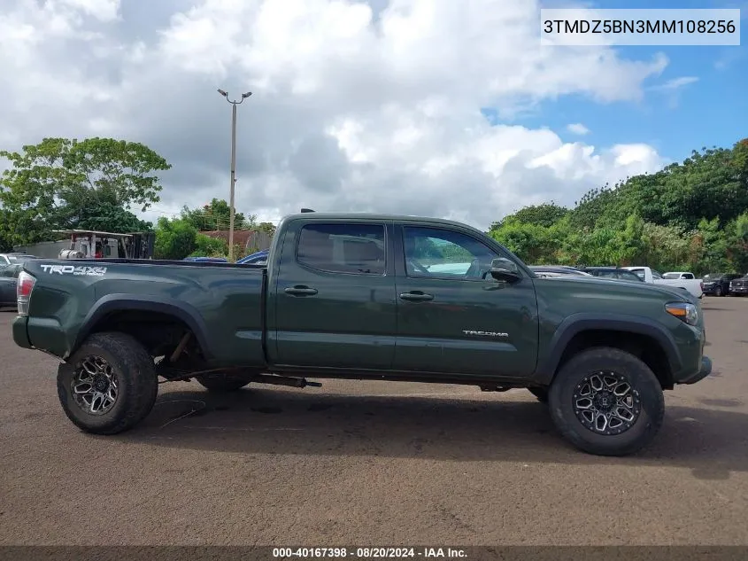 2021 Toyota Tacoma Trd Sport VIN: 3TMDZ5BN3MM108256 Lot: 40167398