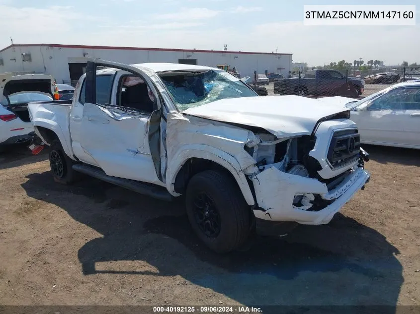 3TMAZ5CN7MM147160 2021 Toyota Tacoma Sr5 V6