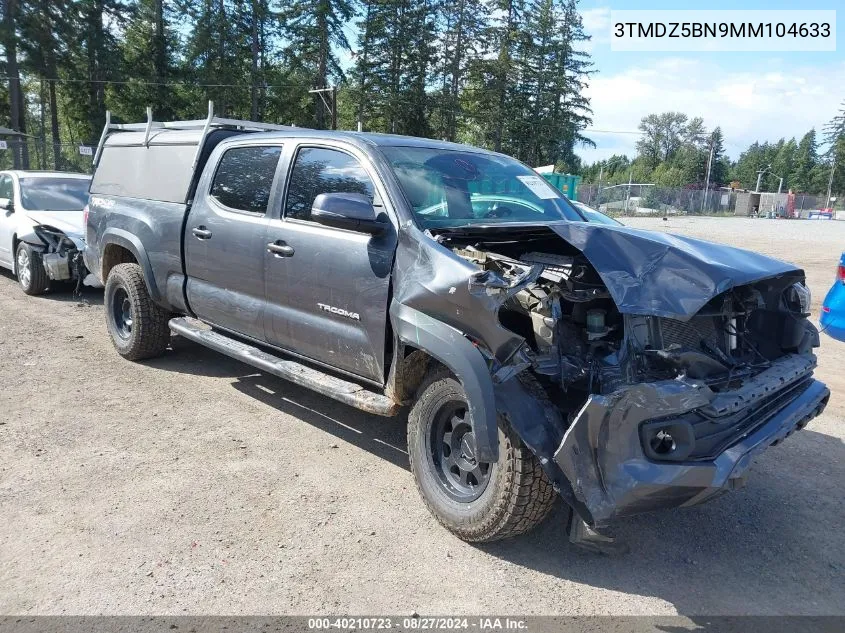 2021 Toyota Tacoma Trd Off-Road VIN: 3TMDZ5BN9MM104633 Lot: 40210723