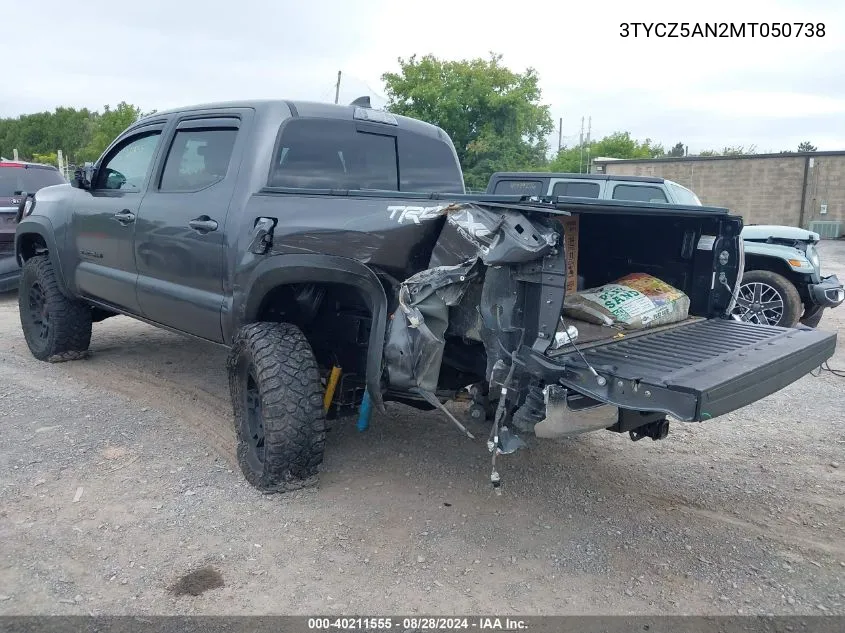 3TYCZ5AN2MT050738 2021 Toyota Tacoma Trd Off-Road