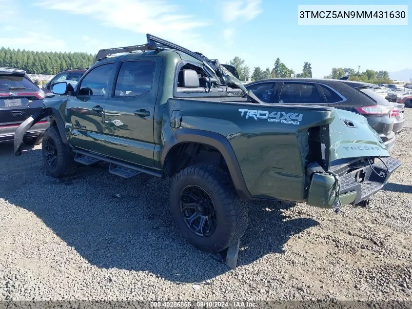 3TMCZ5AN9MM431630 2021 Toyota Tacoma Trd Off-Road