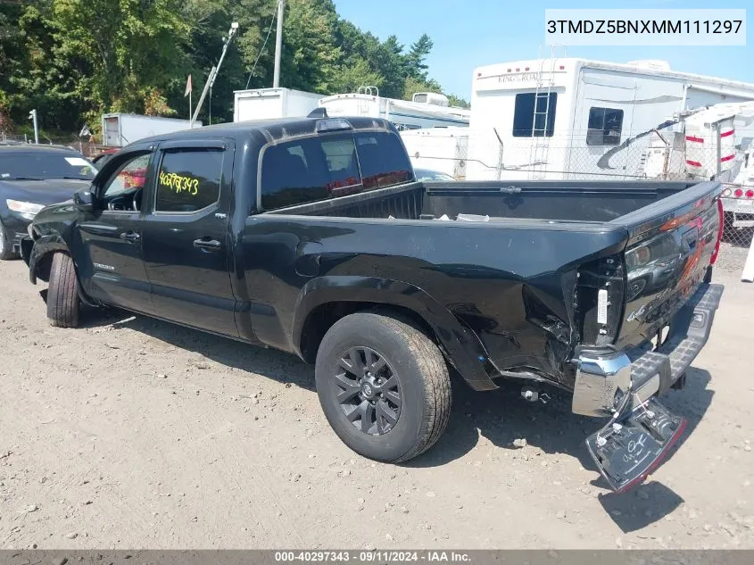 2021 Toyota Tacoma Sr5 V6 VIN: 3TMDZ5BNXMM111297 Lot: 40297343