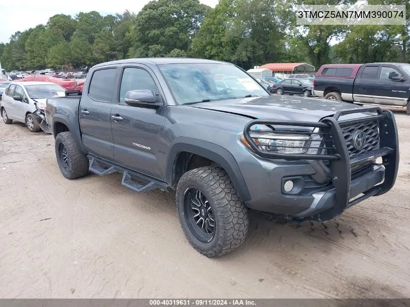 2021 Toyota Tacoma Trd Off-Road VIN: 3TMCZ5AN7MM390074 Lot: 40319631