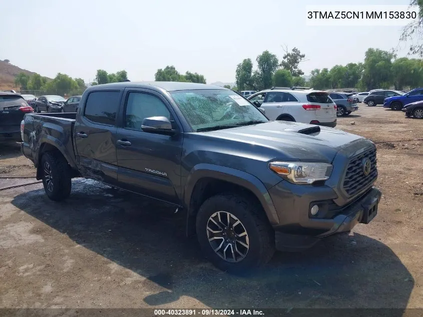 3TMAZ5CN1MM153830 2021 Toyota Tacoma Double Cab/Sr5/Trd Sport/Trd Off Road