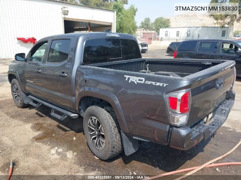 3TMAZ5CN1MM153830 2021 Toyota Tacoma Double Cab/Sr5/Trd Sport/Trd Off Road