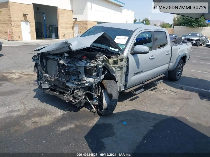 2021 Toyota Tacoma Trd Sport VIN: 3TMBZ5DN7MM030729 Lot: 40324527