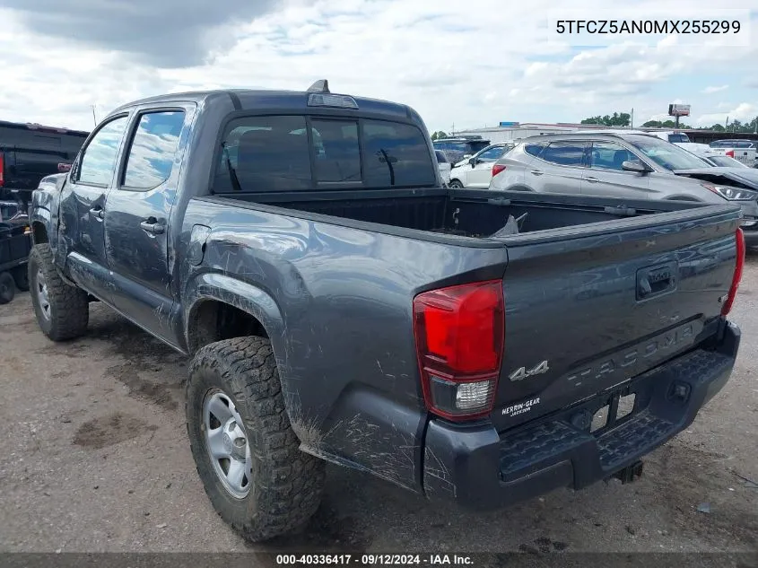 5TFCZ5AN0MX255299 2021 Toyota Tacoma Sr V6