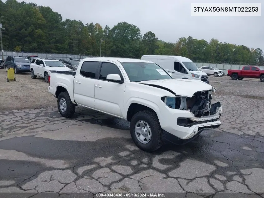 3TYAX5GN8MT022253 2021 Toyota Tacoma Sr