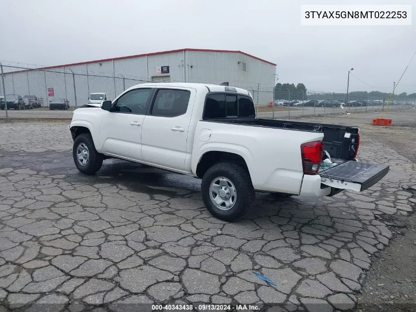 3TYAX5GN8MT022253 2021 Toyota Tacoma Sr