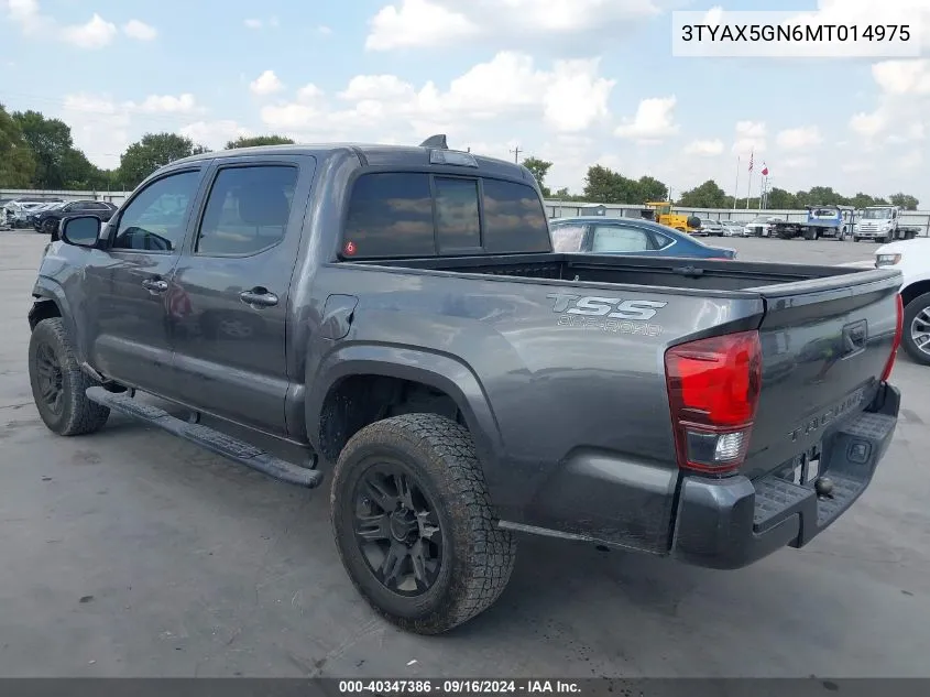 3TYAX5GN6MT014975 2021 Toyota Tacoma Sr